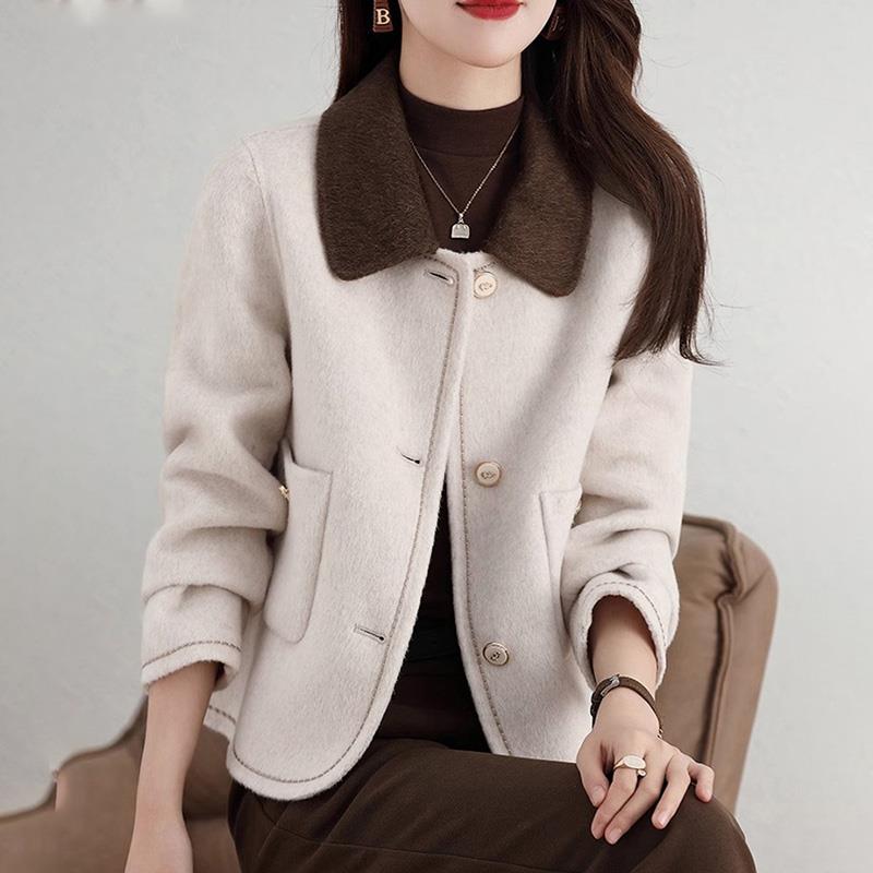 2025新款超好看毛呢厚外套女秋冬今年流行爆款高端上档次呢子大衣