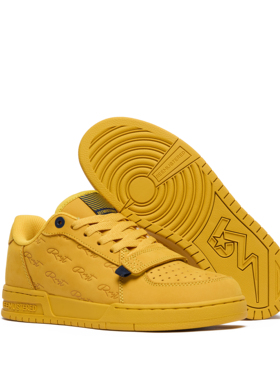 张泽禹同款Reemustered 休闲系列 Concision1 黄色简约磨砂皮板鞋