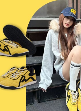 Reemustered Retro Trainer 复古德训鞋 薄底鞋 黄色 女款