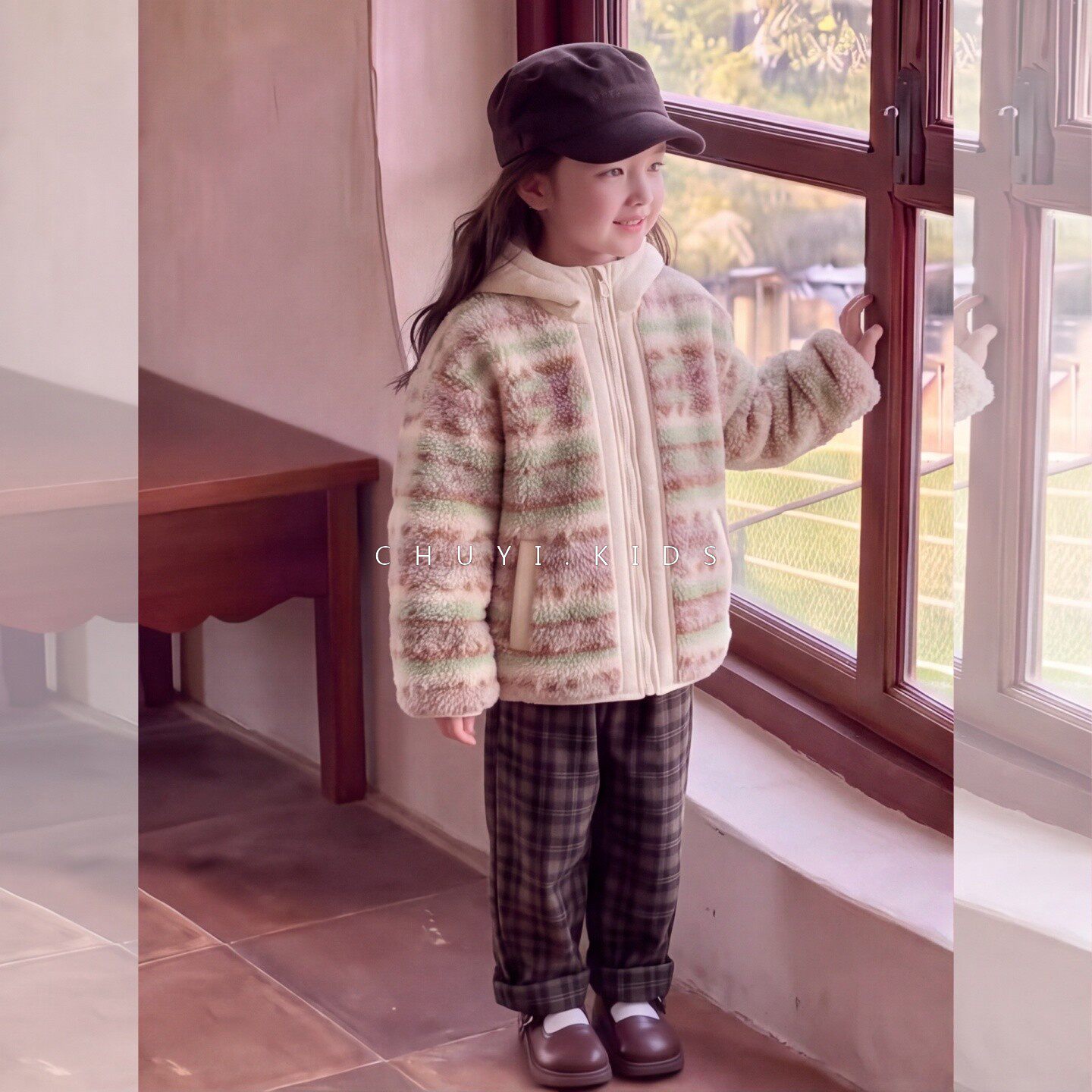 女小童外套2026冬季新款夹棉衣服
