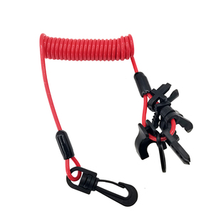钥匙扣款熄火绳船外机熄火开关安全绳摩托艇紧急保险绳游艇弹簧绳