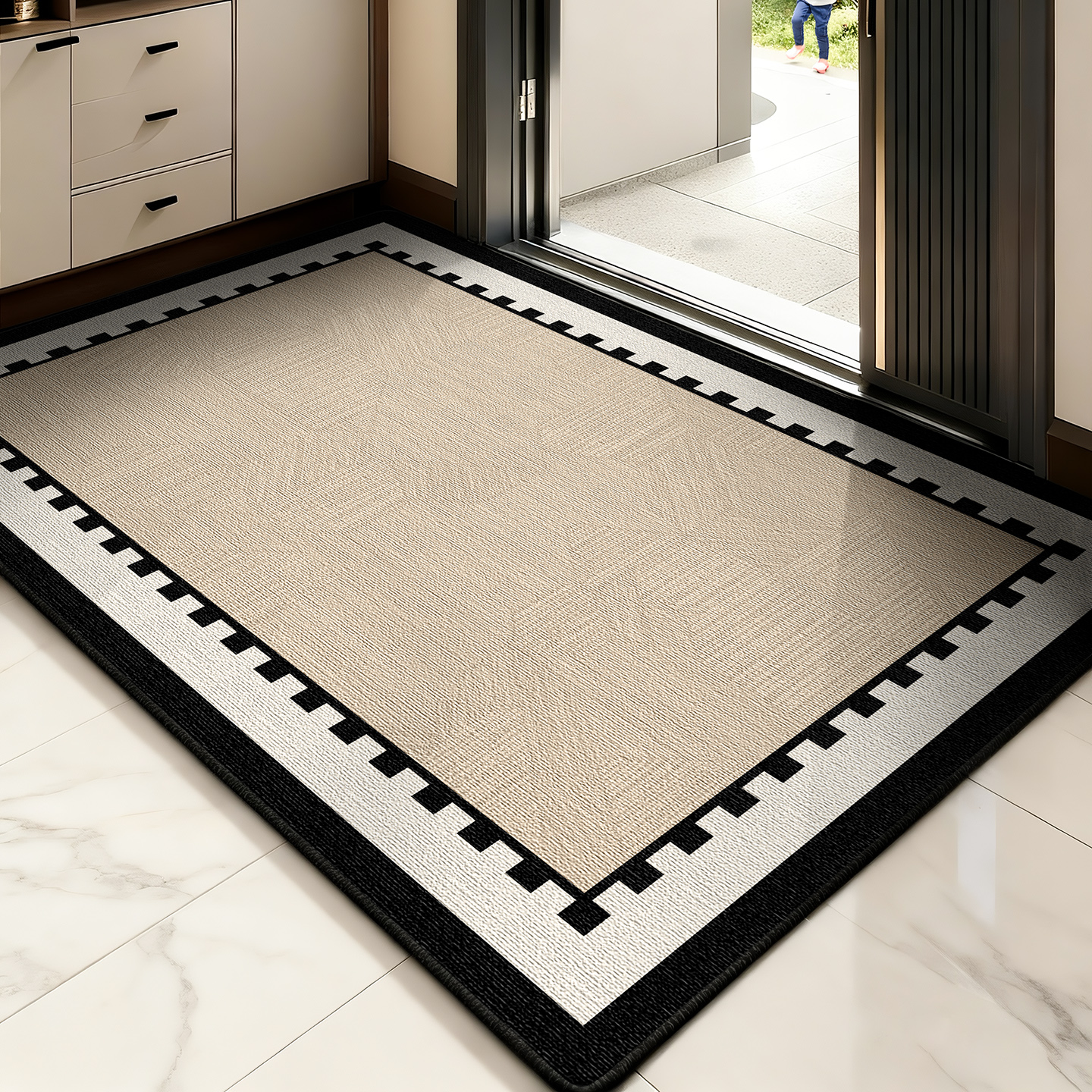 定制高端入户门地毯轻奢门垫