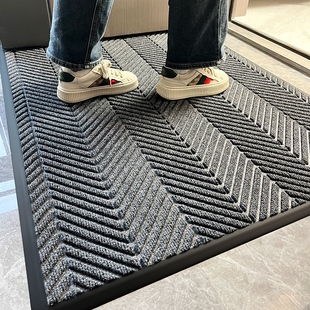 灰色入户门新款 地垫户外门口地毯门外高级室外脚垫入门防滑门垫
