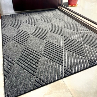 灰色入户门吸水地垫新款 门口地毯门外高级感室外入门脚垫防滑门垫