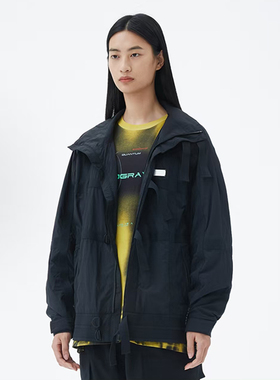 李宁春季LNG都市机能系列立领休闲长袖运动外套男女同款FDBC002