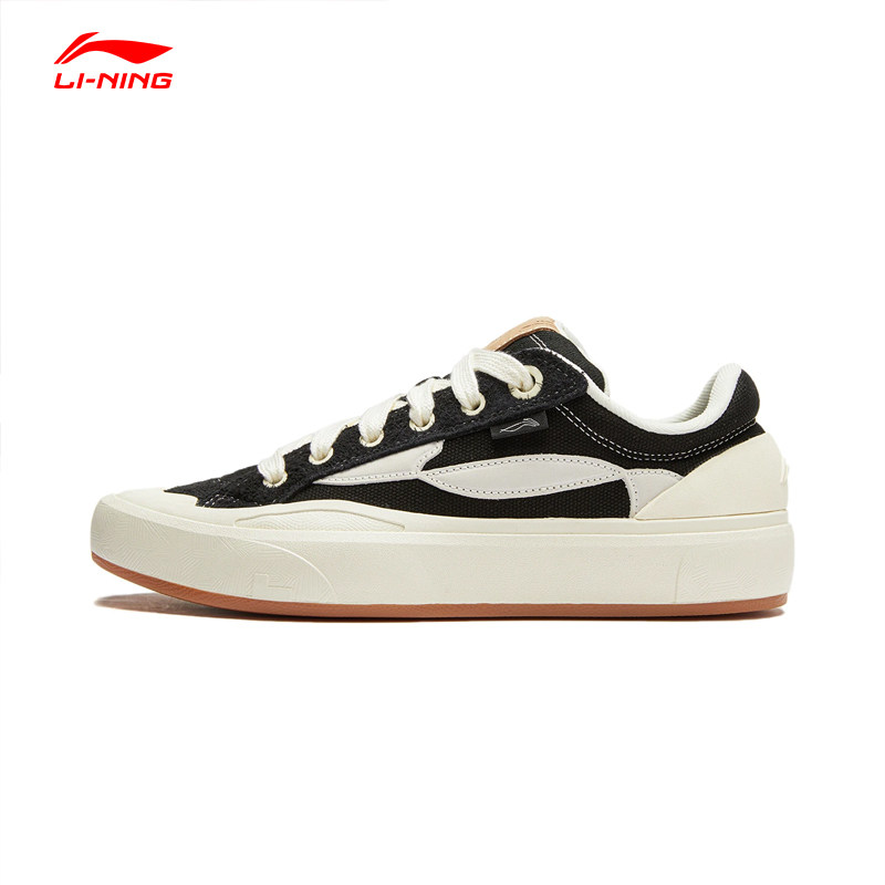 李宁极限运动系列板鞋惟吾 S70滑板鞋女鞋复古舒适百搭AEPU030