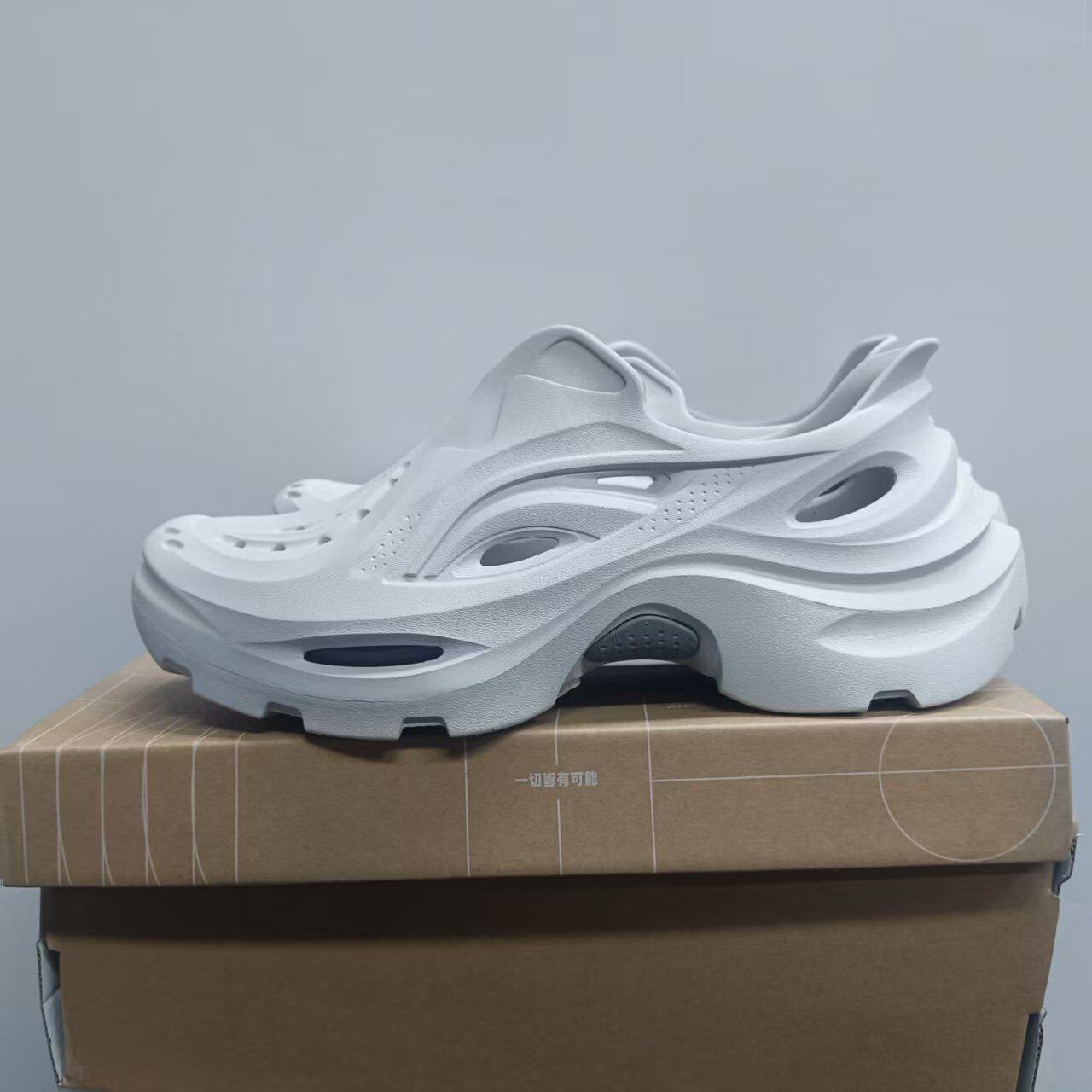 （瑕疵门店样鞋）李宁凉鞋夏季男款知行潮流透气休闲鞋AGUU009-2