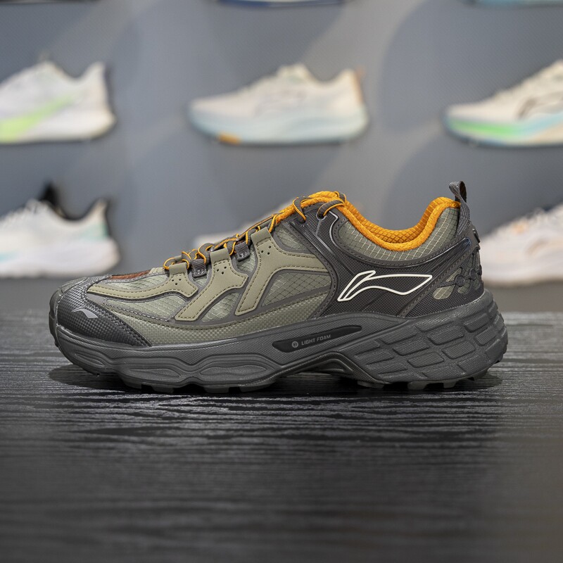 李宁CF溯林影男女户外徒步鞋2025秋季新款缓震回弹休闲鞋AHTV033