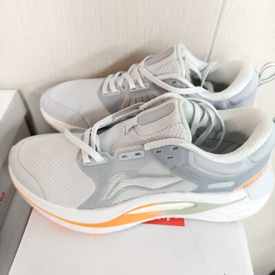 （瑕疵门店样鞋）李宁跑鞋烈骏6代男子反光轻量跑鞋ARZS001