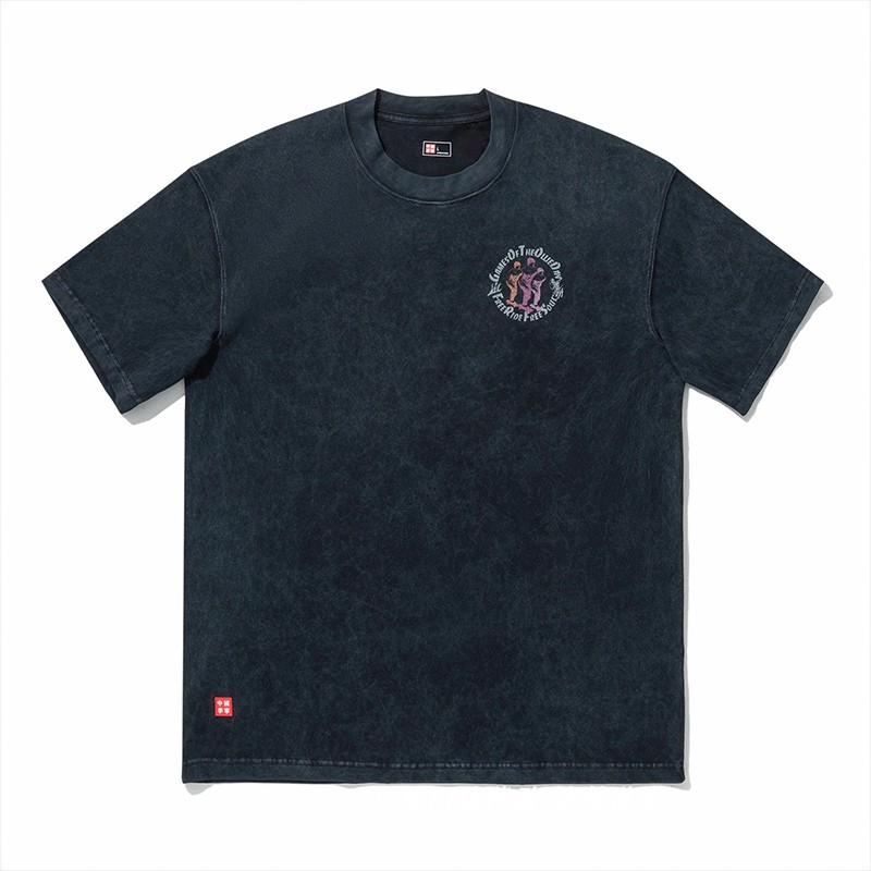 中国李宁2024新品T恤街头不打烊男子运动宽松短袖文化衫AHSU929