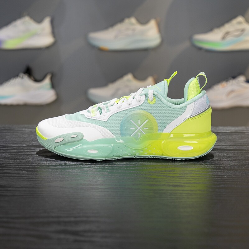 李宁男大童篮球鞋2025春季新款全城12低帮减震回弹运动鞋YKBV078