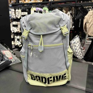 李宁双肩包男女款 反伍系列大容量运动潮流复古抽绳登山包ABSU307