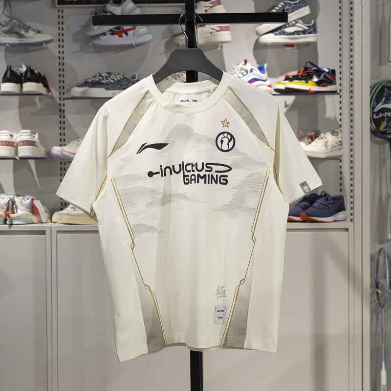李宁LPL 2025赛季IG战队经典队服男女同款夜光短袖T恤ATSU643