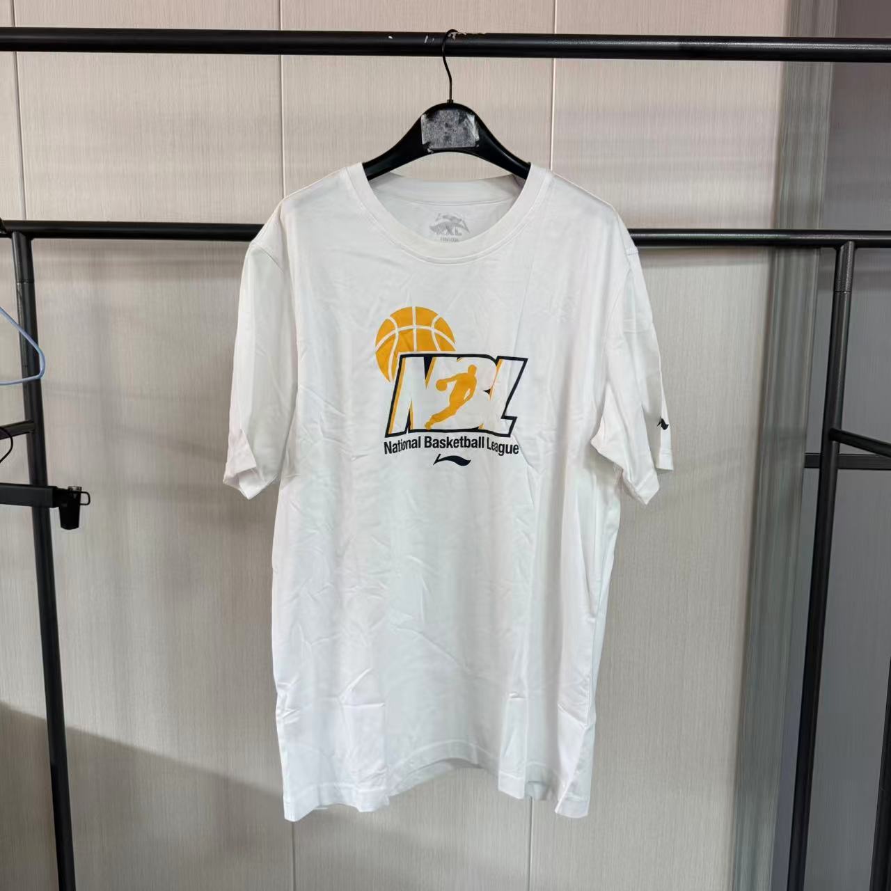 《购买前看详情B品》李宁T恤夏季男款型宽松印花慵懒风短袖AHSE85