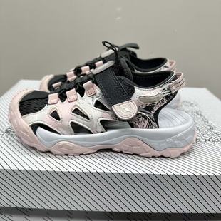 （瑕疵门店样鞋）李宁女款儿童包头魔术贴软底透气沙滩鞋YKEV030