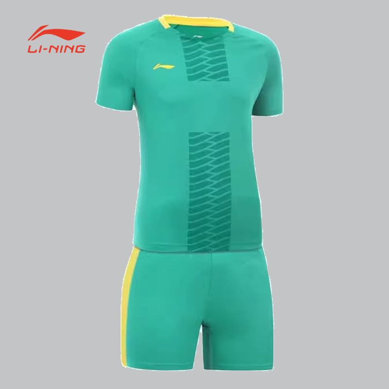 《购买前看详情B品》李宁儿童套装足球服休闲舒适比赛球衣AATL382
