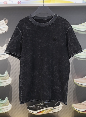 李宁T恤2024夏季新品运动潮流系列男子纯棉短袖文化衫AHSU311