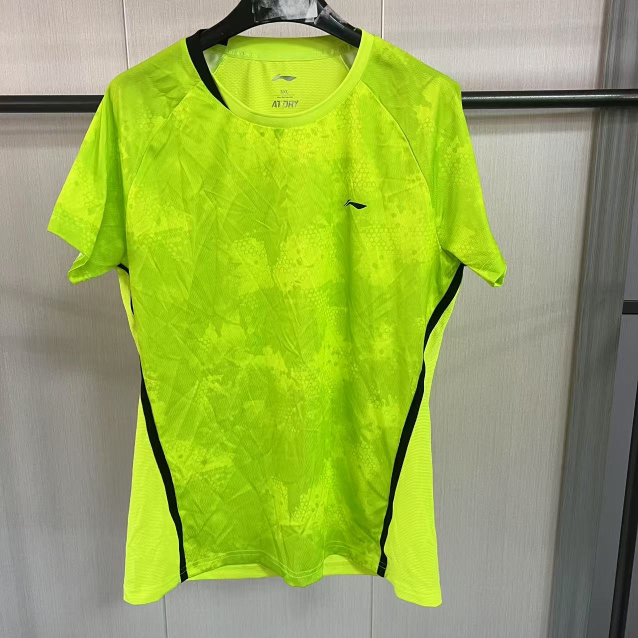 《购买前看详情B品》李宁女款T恤运动速干休闲单上衣短袖AATN012