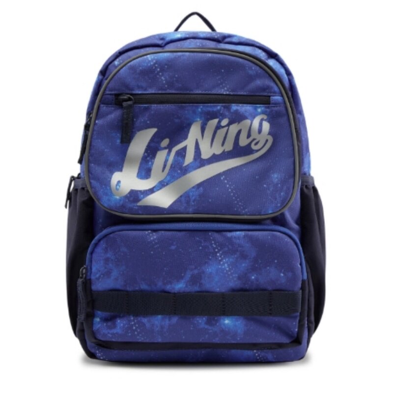 李宁男女大童双肩背包2025新款运动生活系列学生书包YBSV007