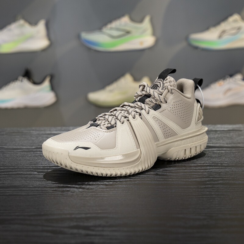 李宁篮球鞋男子2024新品反伍BADFIVE暴风回弹篮球外场鞋ABFU051