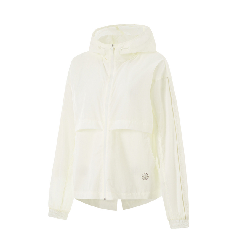 李宁风衣女款秋季健身系列时尚舒适简约宽松休闲运动风衣AFDU896