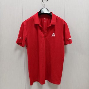休闲舒适宽松POLO衫 短袖 购买前看详情B品 APLM251 李宁男子夏季