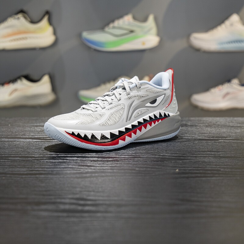 李宁儿童篮球鞋2026新款男大童音速12专业训练缓震运动鞋YKBW082