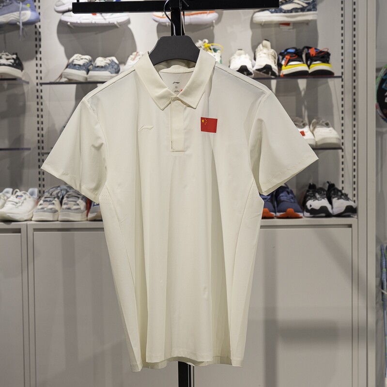 李宁短袖POLO衫男子2025赞助国家队系列商务休闲翻领T恤APLV439