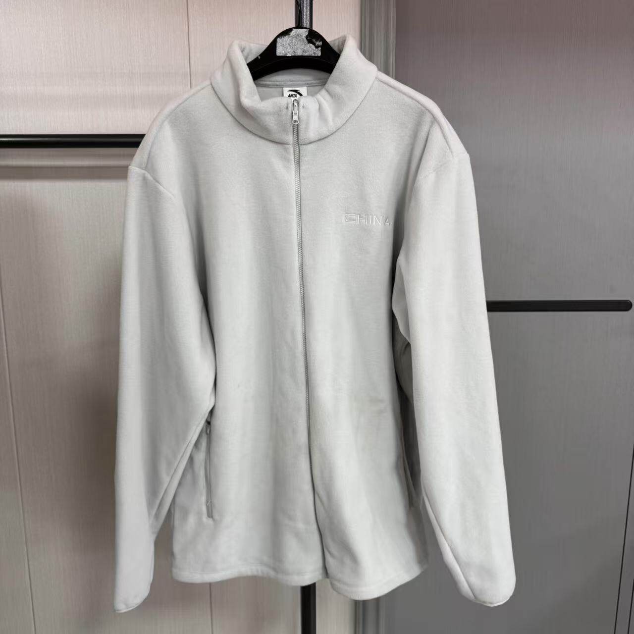 【B品特价清仓】安踏夹克女款系列休闲抓绒外套D8000-214