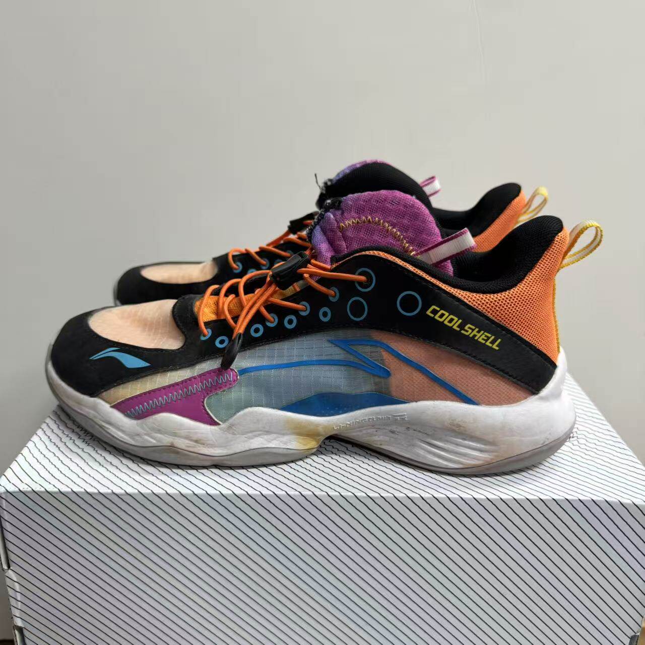 （瑕疵门店样鞋）李宁篮球鞋先锋灵PRIMARY2.0儿童篮球鞋YKBS018