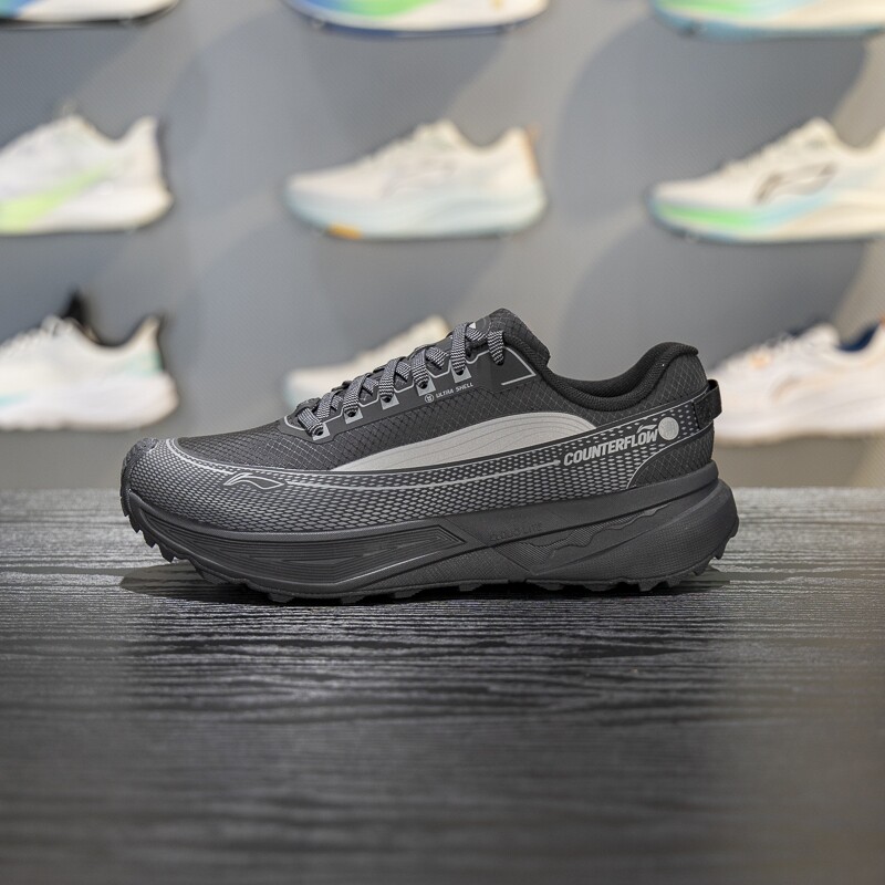 李宁CF溯行景男女户外徒步鞋2025新款反光减震回弹运动鞋AHTV041