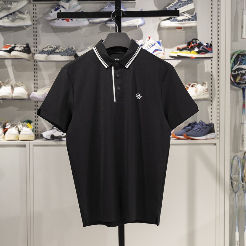 李宁短袖POLO衫男子2025夏季韦德系列速干凉爽冰感舒适T恤APLV007