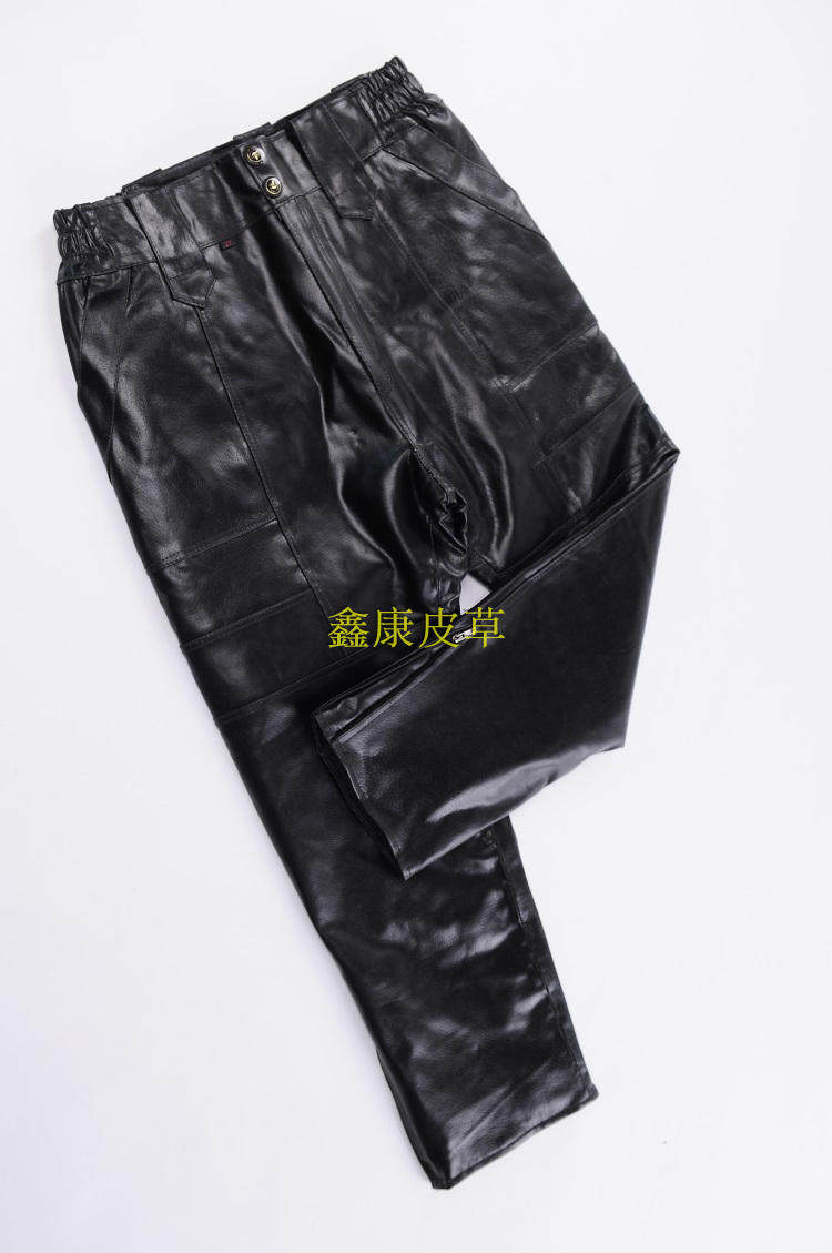 Pantalon cuir homme Première couche de cuir - Ref 1484798 Image 1