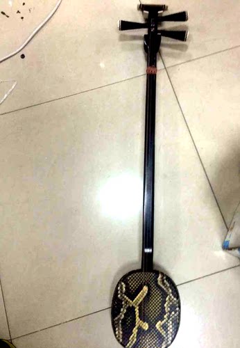 海浪乐器 广东音乐手工黑檀小三弦乐器 配送小三弦包蟒皮正品人气