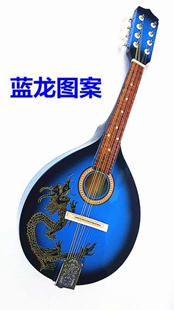 海浪乐器曼陀林乐器工艺云杉木曼陀铃曼陀林八弦琴曼铃陀乐器正品