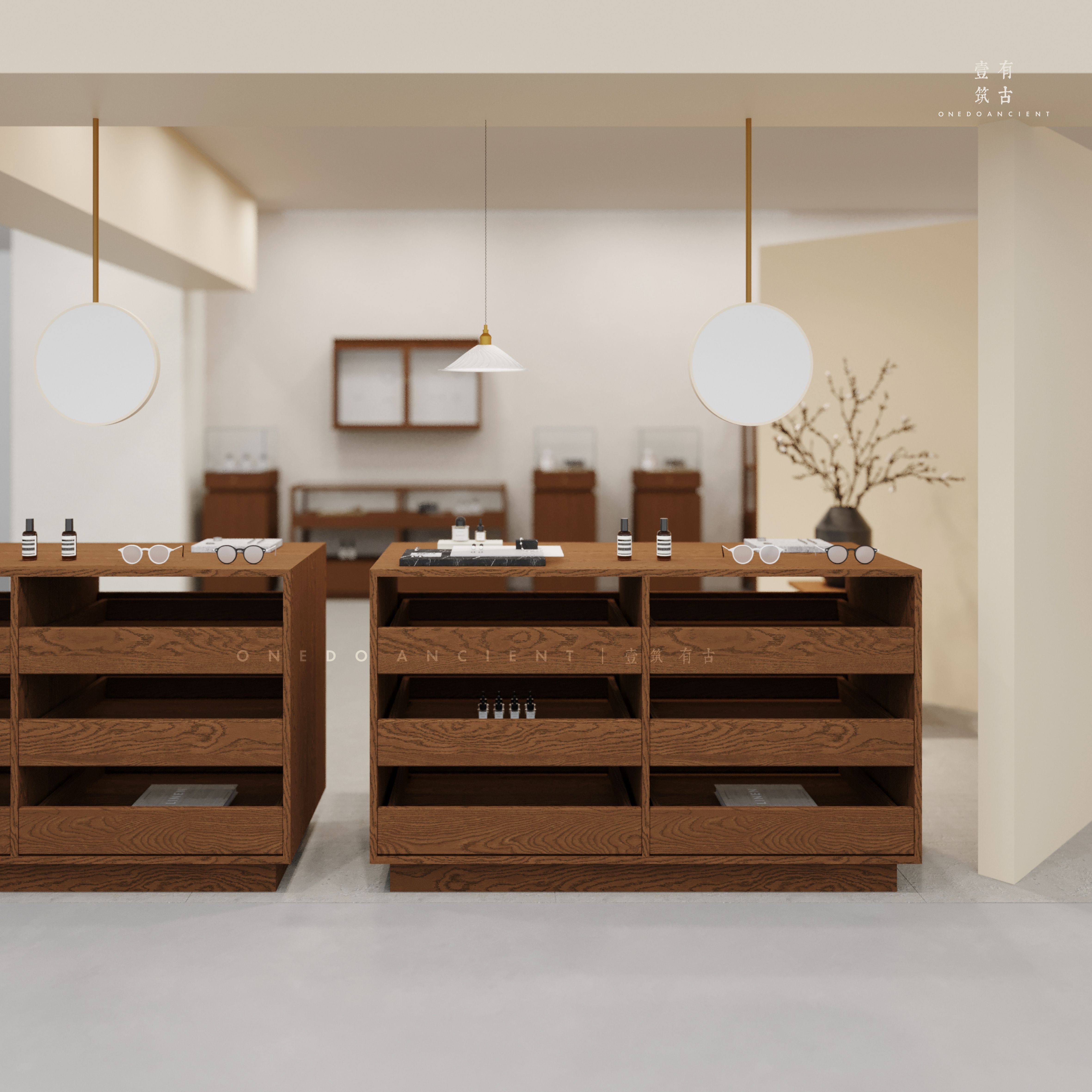 陈列柜饰品服装店多层展架银饰展示柜精品靠墙架中岛置物层架柜台