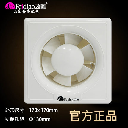 飞雕换气扇排风排气扇家用卫生间橱窗墙壁安装apc11-1a