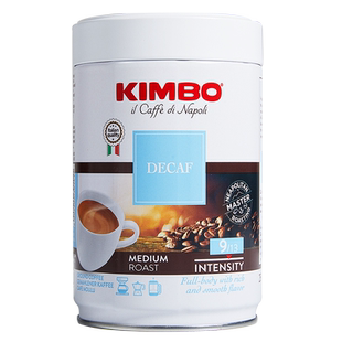 KIMBO意大利进口低因意式浓缩无因手冲脱因咖啡粉250g 孕妇适用