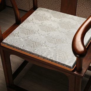 红木沙发垫实木太师椅圈椅茶椅海绵垫防滑乳胶垫罗汉床坐垫 新中式