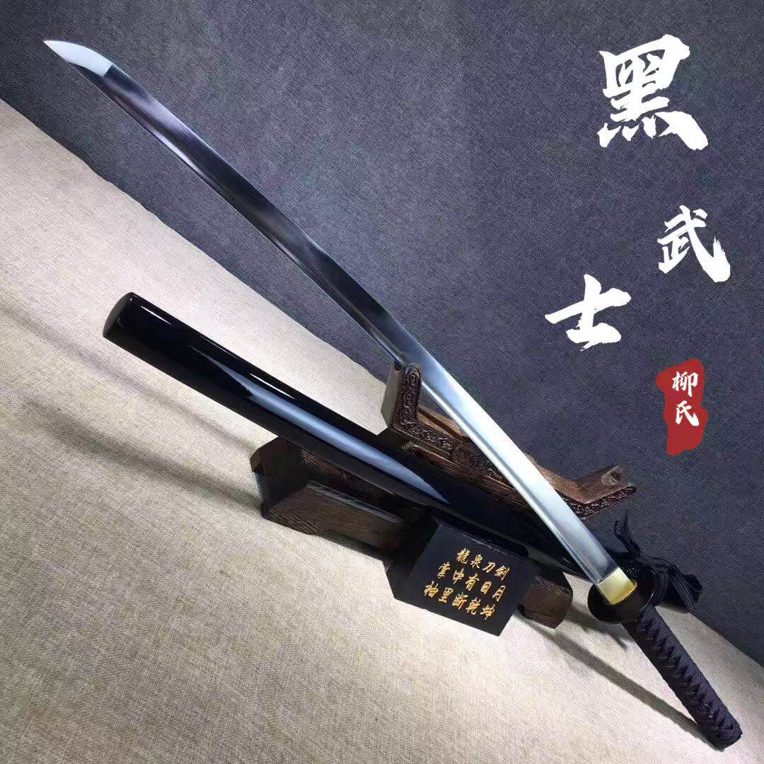 龙泉一体手工锻打高猛钢长款刀剑
