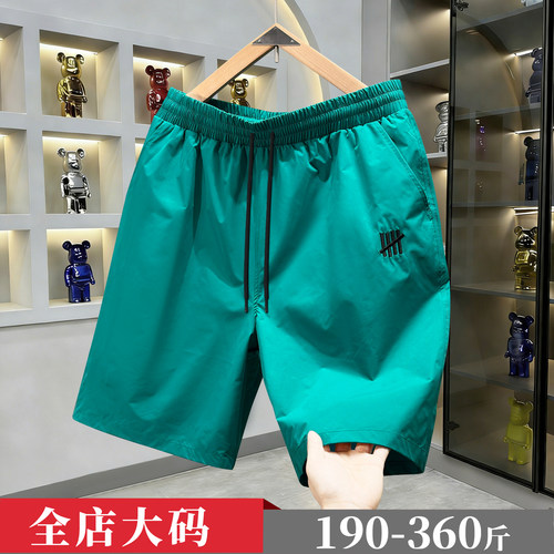 350斤大码宽松沙滩五分短裤男