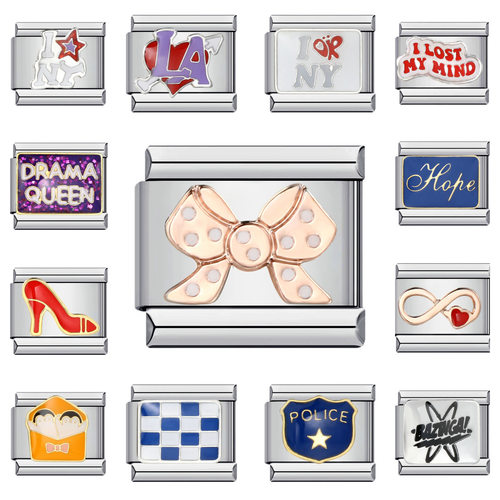 意大利模块手链滴油图案DIY表带