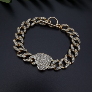 外贸饰品A3新款质感异形宝石街拍走秀大气漂亮手链手镯