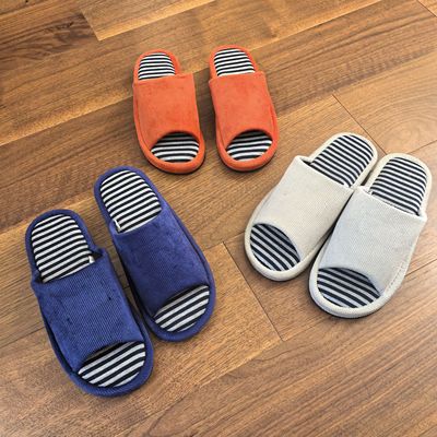 包邮拆标出口日本室内居家拖鞋静音不伤地板女士男士情侣厚底拖鞋