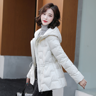 羽绒服女百搭休闲短款连帽外套潮