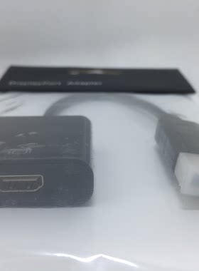 标准dp转hdmi转换器minidisplayport 转VGA转接头4K高清电视转接
