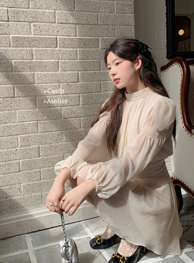 迟伞伞 labelle 仙女套装裙温柔法式上衣女设计感半身裙套装春