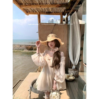 迟伞伞手工钉珠蝴蝶结上衣