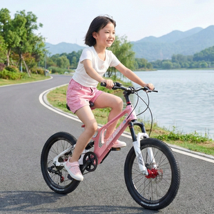 英国兰令青少年自行车儿童6岁 12岁中大童山地车减震碟刹单车