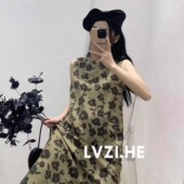 「MINER」亏本清仓 连衣裙 花朵中长款 深圳欧货韩版 舒适A字摆无袖